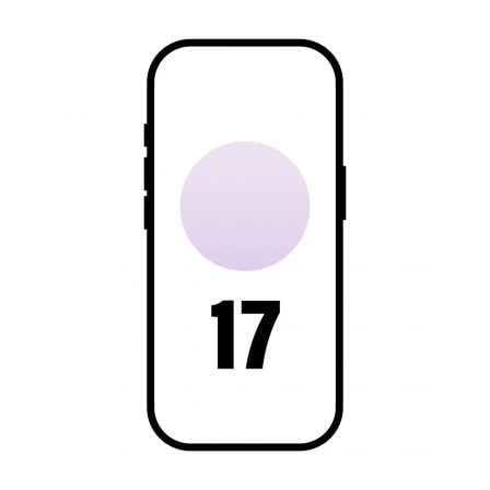 Smartphone Apple iPhone 17 512GB/ 6.3'/ 5G/ Lavanda
